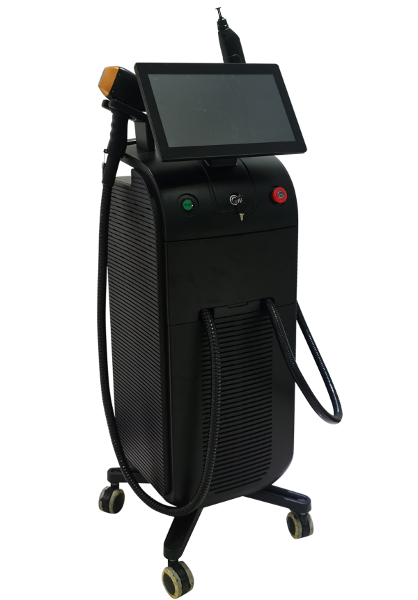 755 808 1064 Laser Hair Removal Skin Cooling Laser Hair Removal 2400w Hair Remover Laser Single 50W - 图片 3