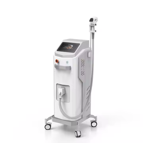 755/808/1064 nm Stationary Style Hair Tattoo Removal Nd Yag Whitening Cooling - 图片 3